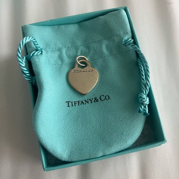 Tiffany & Co Pink Heart Splash Charm Retired - Picture 2 of 2
